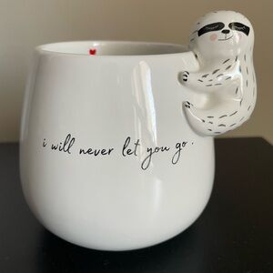White Sloth Coffee Mug